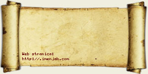 Anđelka Tulkić vizit kartica